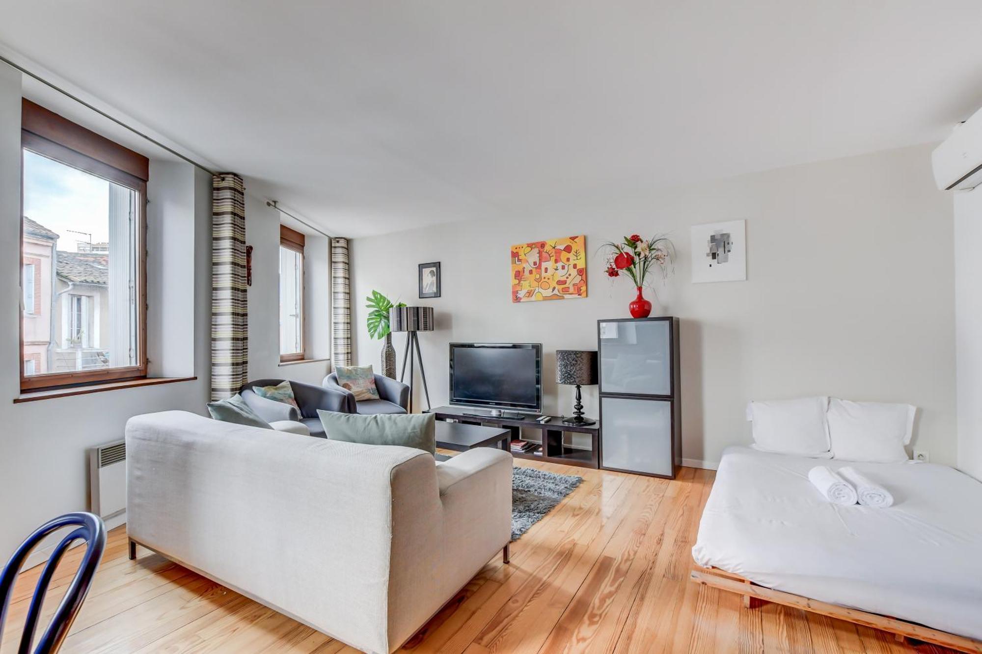Duplex Tolosa - Pont-Neuf, Dome De La Grave, 2 Bdrs 85M2, Ac, Free Private Car Park - T3 85M2 Avec Clim, Parking Prive Gratuit Exterior photo
