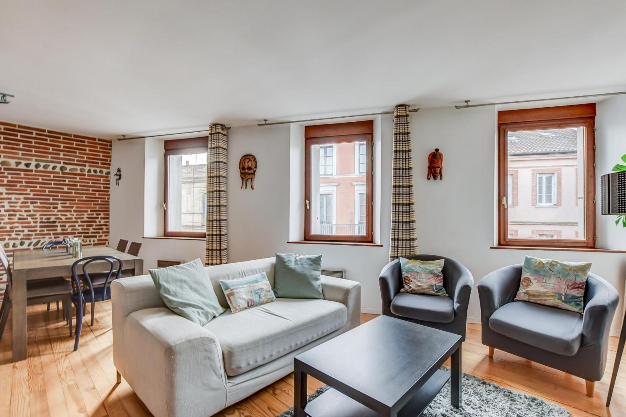 Duplex Tolosa - Pont-Neuf, Dome De La Grave, 2 Bdrs 85M2, Ac, Free Private Car Park - T3 85M2 Avec Clim, Parking Prive Gratuit Exterior photo