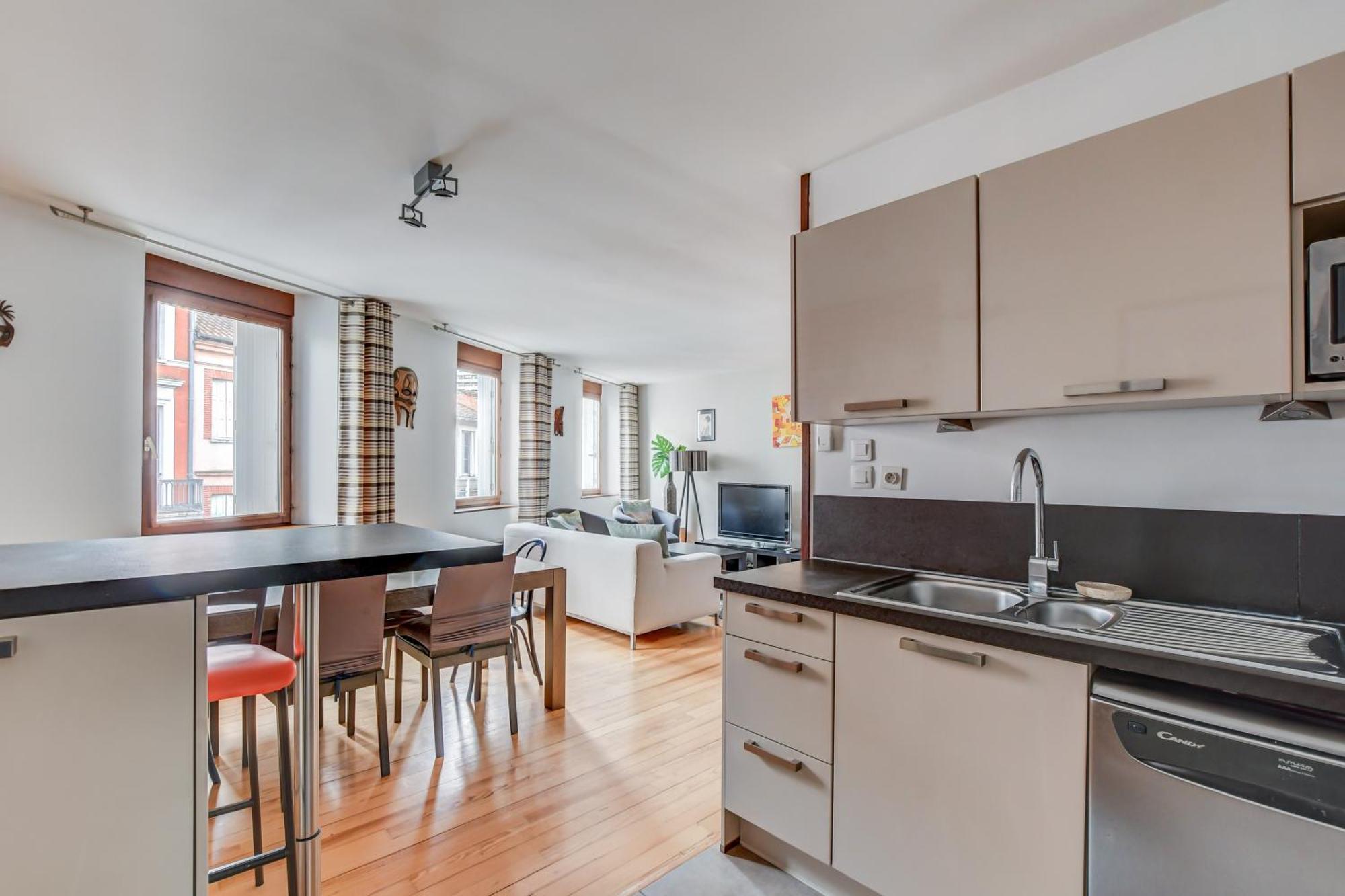 Duplex Tolosa - Pont-Neuf, Dome De La Grave, 2 Bdrs 85M2, Ac, Free Private Car Park - T3 85M2 Avec Clim, Parking Prive Gratuit Exterior photo